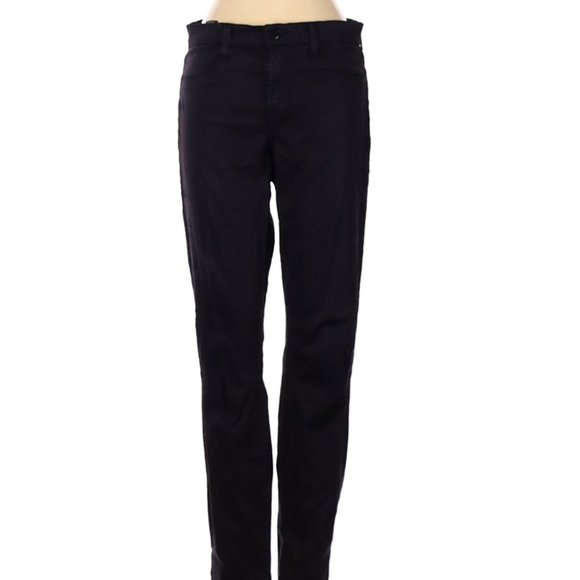 J Brand Casual Jeans Black Blue Boot Leg Low Rise Waist Sz 25 #431 - Picture 1 of 4